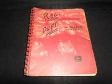 Vintage John Deere 1971 Red Book Parts Catalog picture