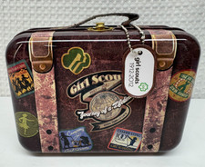 GIRL SCOUTS COOKIE TIN LUNCH BOX SUITCASE 100TH ANNIVERSARY 1912-2012 picture
