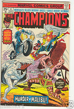 The Champions comic #4 NM Bronze Age 1970's Black Widow Ghost Rider Motorcycle picture
