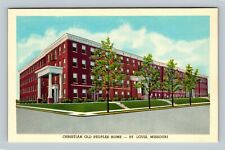 St Louis MO, Christian Old Peoples Home, Missouri Vintage Postcard picture