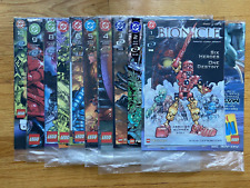 Lego Bionicle Comic + Magazine Lot of #1-10 w/ Lego Mania Magazine in Mailer Bag picture