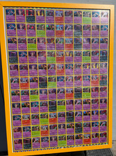 Pokemon Uncut HOLO Sheet Trick or Trade 2022 Mewtwo Mewtu Gengar Darkrai Mimikyu picture