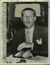1950 Press Photo Lee Pressman Before House Un-American Activities Committee picture