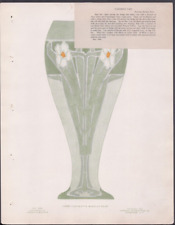 May 1909 Keramic Studio Design Narcissus Vase Henrietta Barclay Paist Illus NOTE picture
