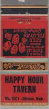 Matchbook Cover Happy Hour Tavern Dishman, WA picture