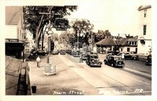Wells ME Maine Main Street View 1941 RPPC Photo Postcard COPY picture