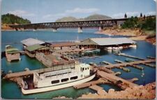 Vintage 1950s SHASTA LAKE, California Postcard 