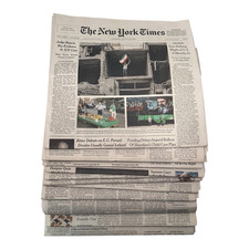 The New York Times News Paper LOT/14 August 29-31 September 1-6 7 8 9 10 11 2026 picture
