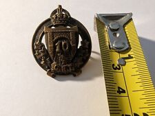WW1 Collar Badge 10th Railroad Troops Canadian Military Rare picture