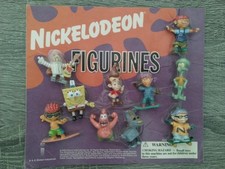 Vintage Nickelodeon 2002 Vending Machine 10 Figure Header Card SpongeBob RARE picture