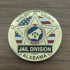 Shelby County Alabama Jail Division Challenge Coin picture