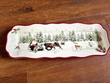 Better Homes and Gardens Heritage Collection Ceramic Holiday Serving Platter picture