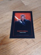 Monopoly Star Wars Dark Edition Card - Darth Maul picture