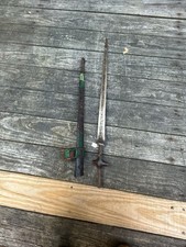 Vintage African Tuareg Takouba Sword with Leather Scabbard picture