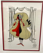 Disney 101 Dalmatians Cruella Devil Limited Edition Sericel COA picture