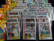 1984 Topps Baseball Cards - RACK Pack (1 Pack of 54 Cards + 1983 All Star Card) picture