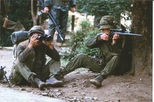 Vietnam  War  Photos --  US Soldiers - Sniper & Spotter picture