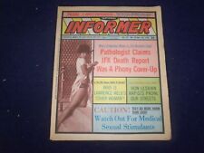 1972 DECEMBER 10 NATIONAL INFORMER NEWSPAPER-JFK DEATH REPORT COVER-UP - NP 7323 picture