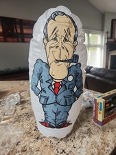 Vtg Tony Benn Political Punching Bag UK Labour Party Parliament Harold Wilson picture
