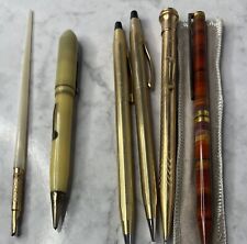 ST DuPont Enameled Chine Ballpoint Pen Gold filled Cross Pencil 14k gf Fountain picture
