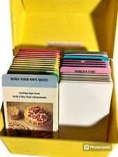 Vtg Betty Crocker Step By Step Recipe Library With All Original Recipe& Dividers picture