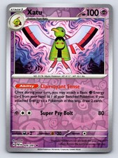 Xatu 026/091 Rare Paldean Fates Pokemon Reverse Holo Near Mint picture