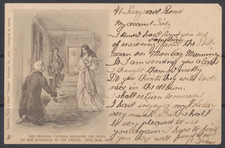 1902 London ~ Princess Victoria Receives News of Accession to Throne 1837 ~ Tuck picture