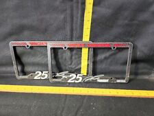 Vintage Nascar License Plate Frame #25 Rickey Craven Hendrick Motor 2 Available  picture