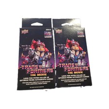 2 Packs 2026 Upper Deck Transformers The Movie Special Edition Trading Cards picture
