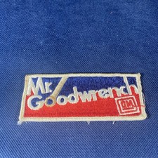 Original Vintage GM Mr Goodwrench Jacket Patch ~4.25” x 1.75” picture
