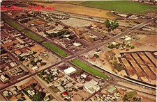 Buellton California Street Scene Postcard 1960s Aerial View Highway 101 picture