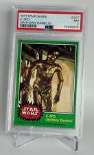 1977 Topps Star Wars Golden Rod Obscene Corrected X-Rated C-3PO #207 PSA 7 NM picture