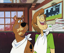 Hanna Barbera:Scooby Doo+Shaggy Original Production Cel/Drawing- Signed Singer  picture