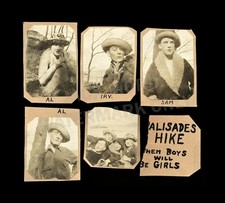 BOYS WILL BE GIRLS Amazing Vintage Photo Lot Crossdressing Men Palisades Gay Int picture
