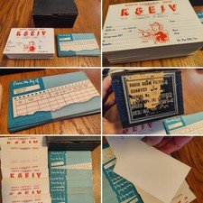 VTG Lot Approx 203 Unused NEW Amateur Radio QSL/QSO Cards / Postcards OHIO picture