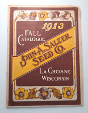1913 John A Salzer Seed Co, La Crosse Wisconsin, Seed Catalog Winter Wheat picture