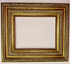 Ornate Vintage Carved Wood Frame for 8