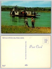 Ohio River Ferry Martha A. Graham Vevay Indiana Ghent Kentucky 1962 Postcard picture