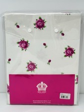 RARE Royal Albert New Country Roses Reverse To Polka Dot Roses Round Table Cloth picture