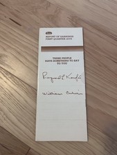 Vintage 1979 H.J. Heinz Report of Earnings First Quarter Mailer Booklet picture