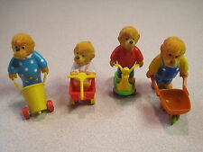 McDonalds 1987 Berenstain Bears Happy Meal, Complete Set of 4  - Loose picture