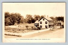 RPPC Dearborn MI-Michigan Sally Jordan Boarding House Menlo Park Old Postcard picture