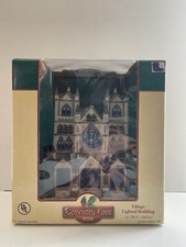 2004 Lemax Coventry Cove Christmas Village Lighted Building St Marks Cathedral picture