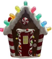 2008 HALLMARK Christmas Gumdrop Gingerbread House With WORKING Lights & Music picture
