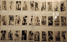 1938 FILM STARS CARRERAS CIGARETTE CARDS FULL SET of 54 2ND SERIES BETTY GRABLE picture