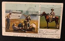 1902 Cowboy Western Vintage Postcard - Detroit Photographic Co. picture