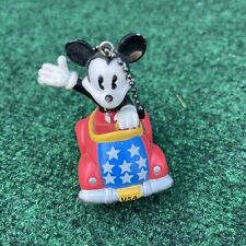 Vintage Mickey Mouse Car Key Chain | Large  2” | Plastic | Disney Productions picture