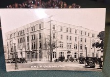RPPC Divided Back Postcard YMCA Building Muskegon MI Michigan Unposted 1907-15 picture