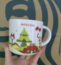 Starbucks Moscow Russia City Mug 14oz Ceramic Coffee Cup Collectible Souvenir picture