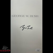 President George W Bush signed Decision Points Book JSA COA Rare Bold Auto E221 picture